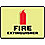 Fire Extinguisher Sign,10 x 14In,AL,FEXT