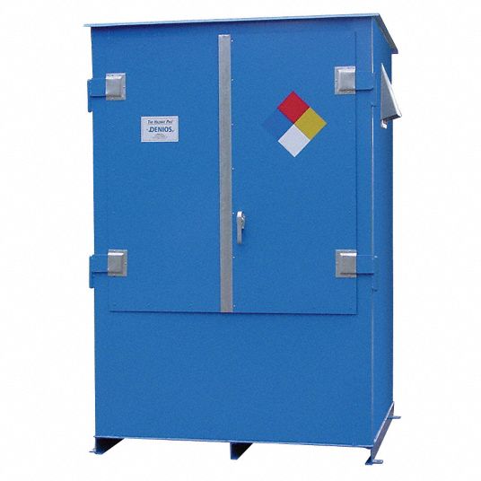 IBC Totes, Vertical, Hazmat Safety Locker 8NJT8K173583 Grainger