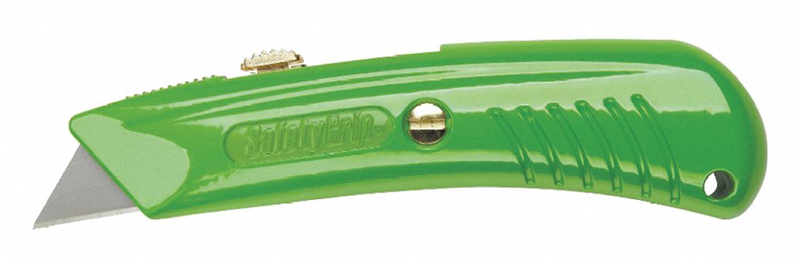 UTILITY KNIFE,6 IN.,NEON GREEN