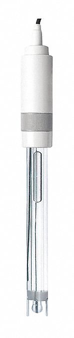 pH Electrode: pH, BNC, Double, Round, Epoxy, 3.05 m Cable Lg, 130 mm Overall Lg, Epoxy