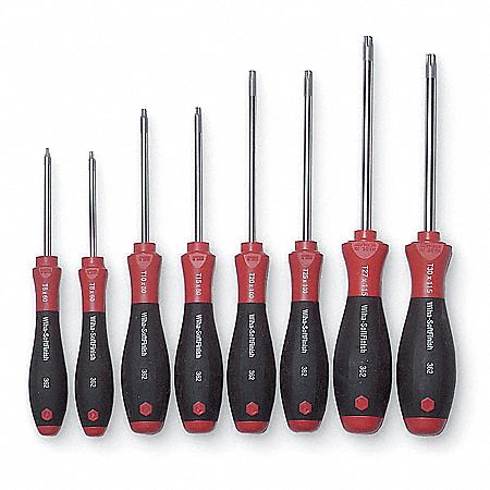 Screwdriver Set: 1-10 Pieces, 7 Pieces, Torx Plus Tip, Cushion Grip