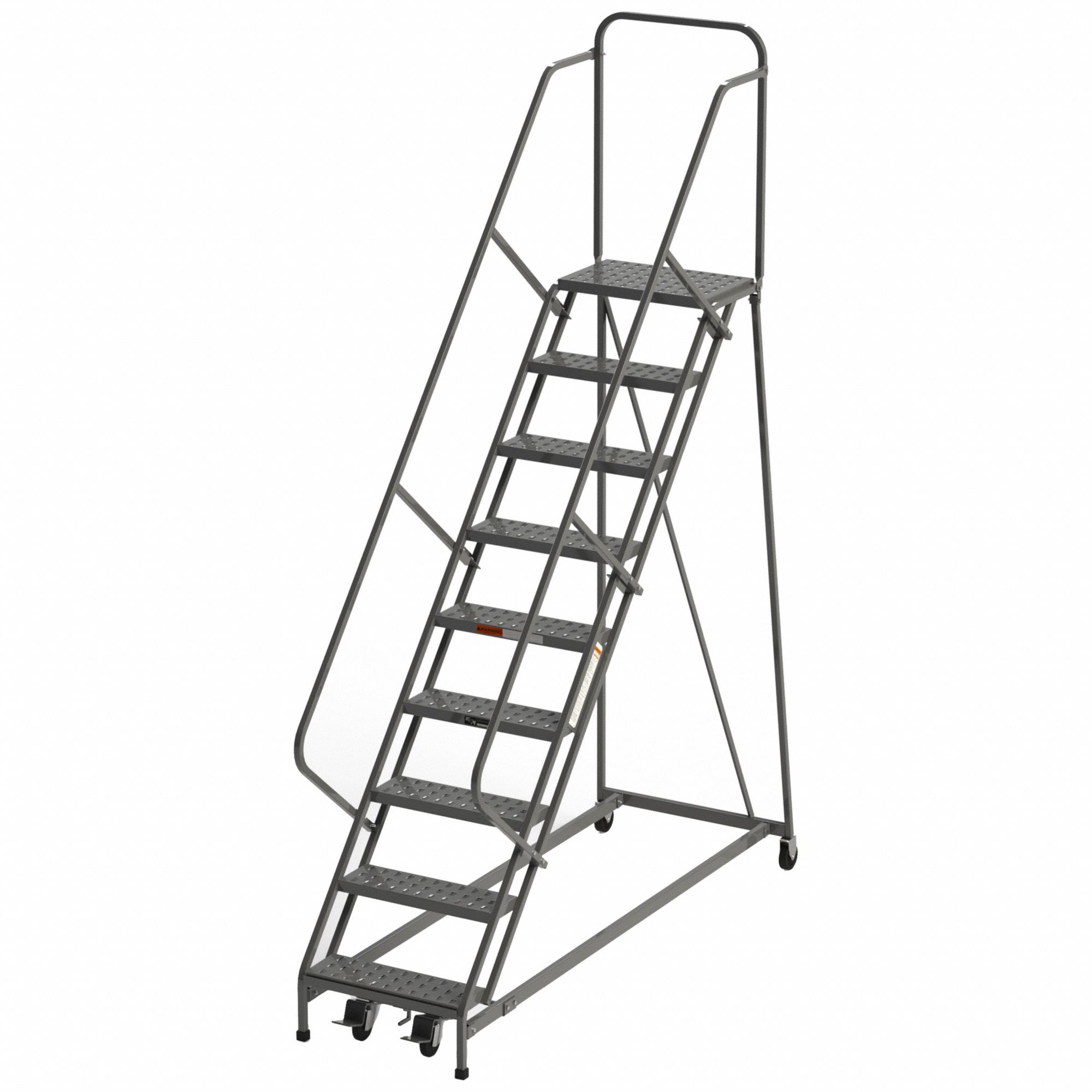 EGA, 7.5 ft Platform Ht, Unassembled, Rolling Ladder - 8PDC5|Z059 ...