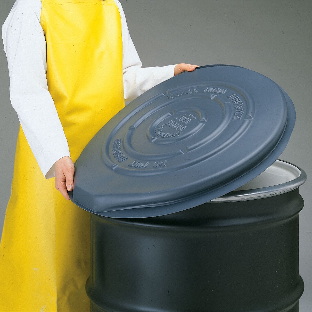 DRUM COVER, 23¾ IN OUTSIDE DIAMETER, FOR OPEN HEAD STEEL DRUMS, SNAP-ON LID