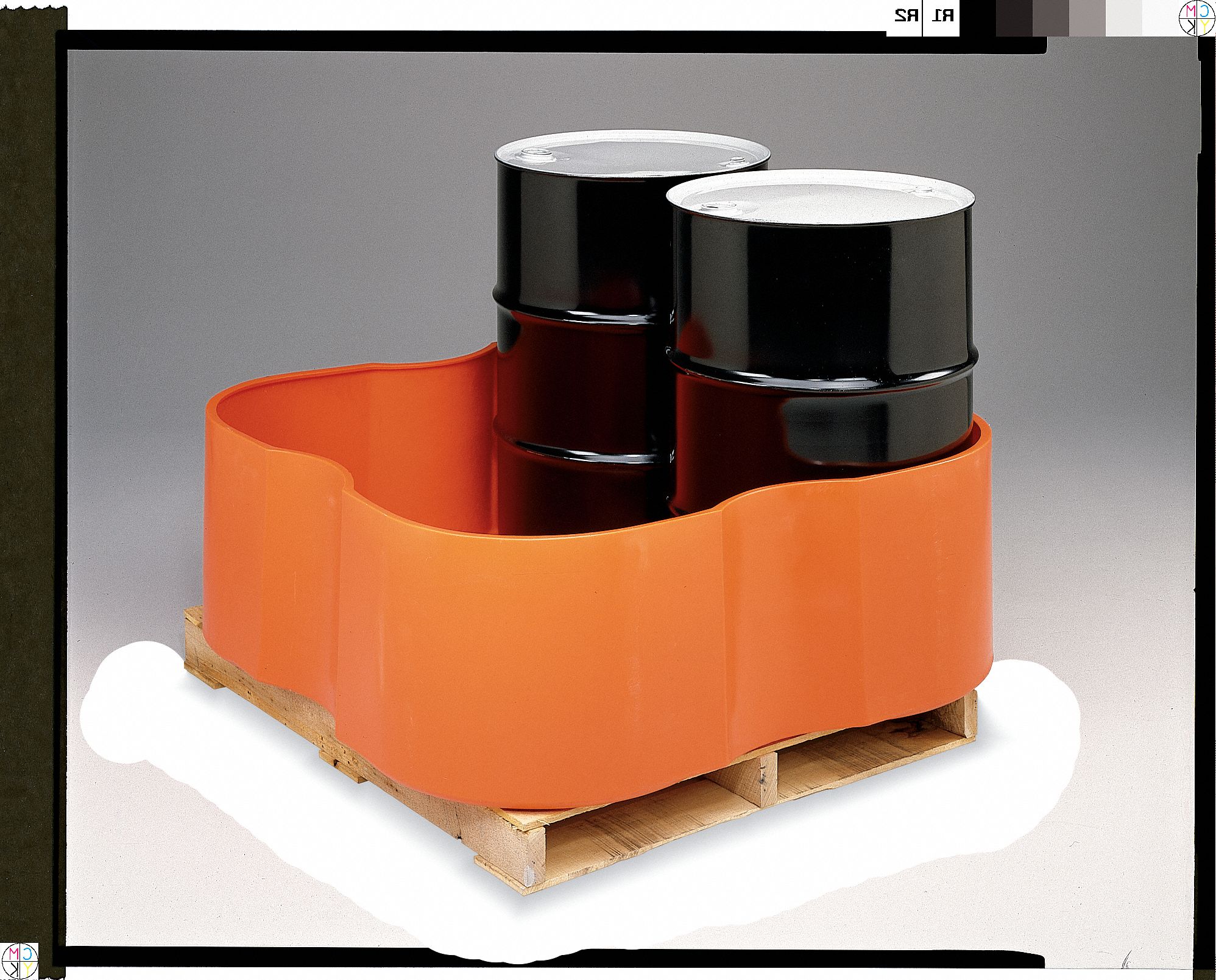 9W446 - Four Drum Spill Container Orange