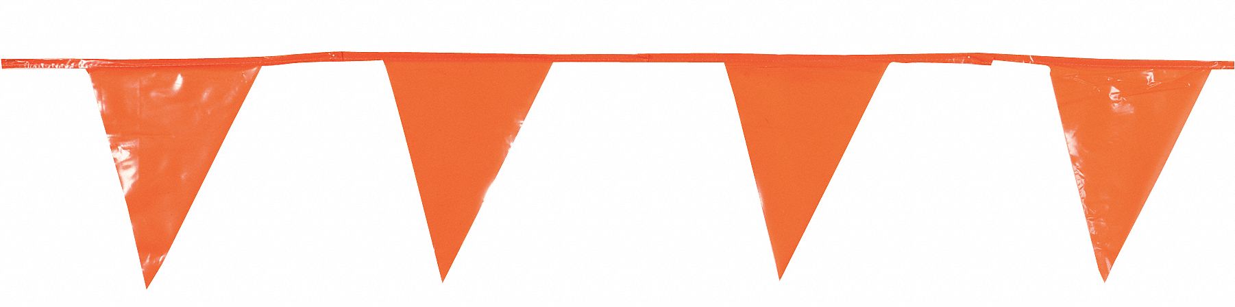 8PEV8 - Pennants Polyethylene Orange 100 ft.