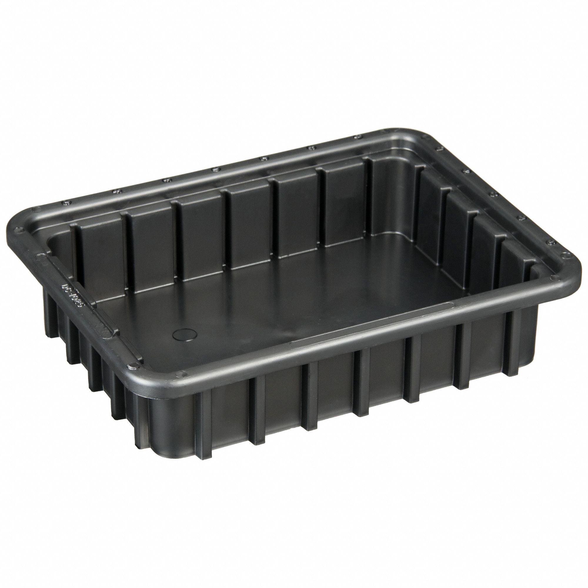 Divider Box: 0.1 cu ft, 10 3/4 in x 8 1/4 in x 2 1/2 in, Lid Not Included, Plastic