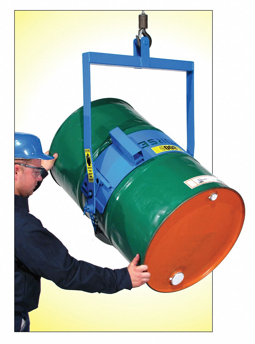 DRUM CARRIER, FOR 55 GAL DRUM CAPACITY, METAL, 800 LB W CAPACITY, BODY, HORIZONTAL/VERTICAL