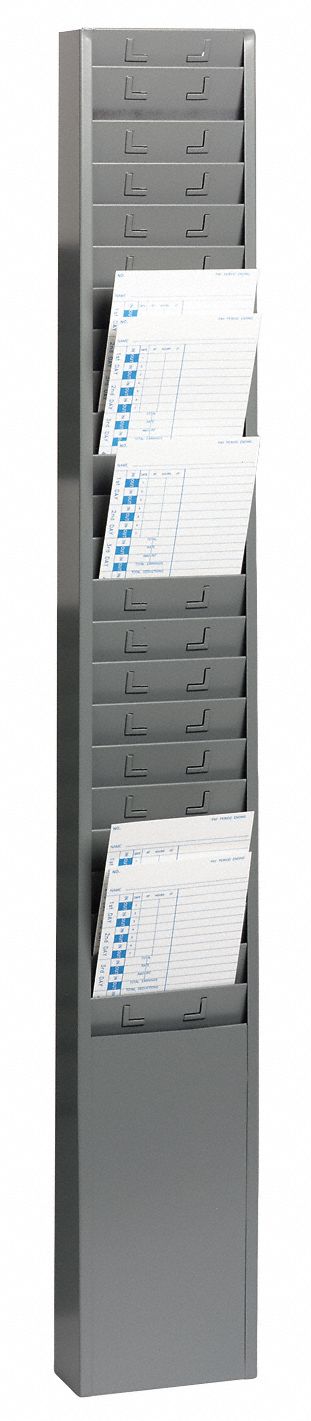 STEELMASTER by MMF Industries™ Time Card Rack 