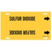 Sulfur Dioxide Strap-On Pipe Markers