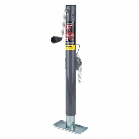 R⭐︎M BULLDOG | 158151 | Round Trailer Jack, Side Mount, 2,000 lbs