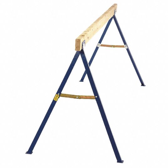 GRAINGER APPROVED Adjustable Folding Sawhorse Dependent on Lumber Used ...