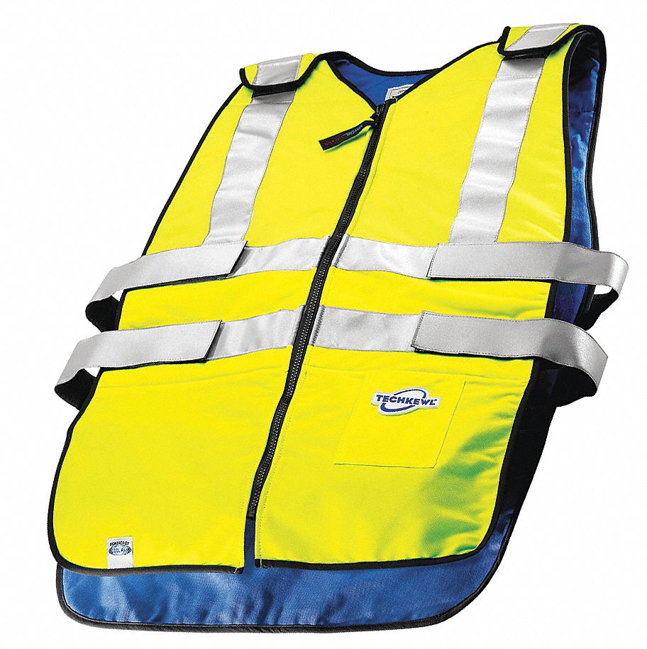 TECHNICHE Cooling Vest Cold Pack Inserts, 2XL, Green, Polyester, 2 to