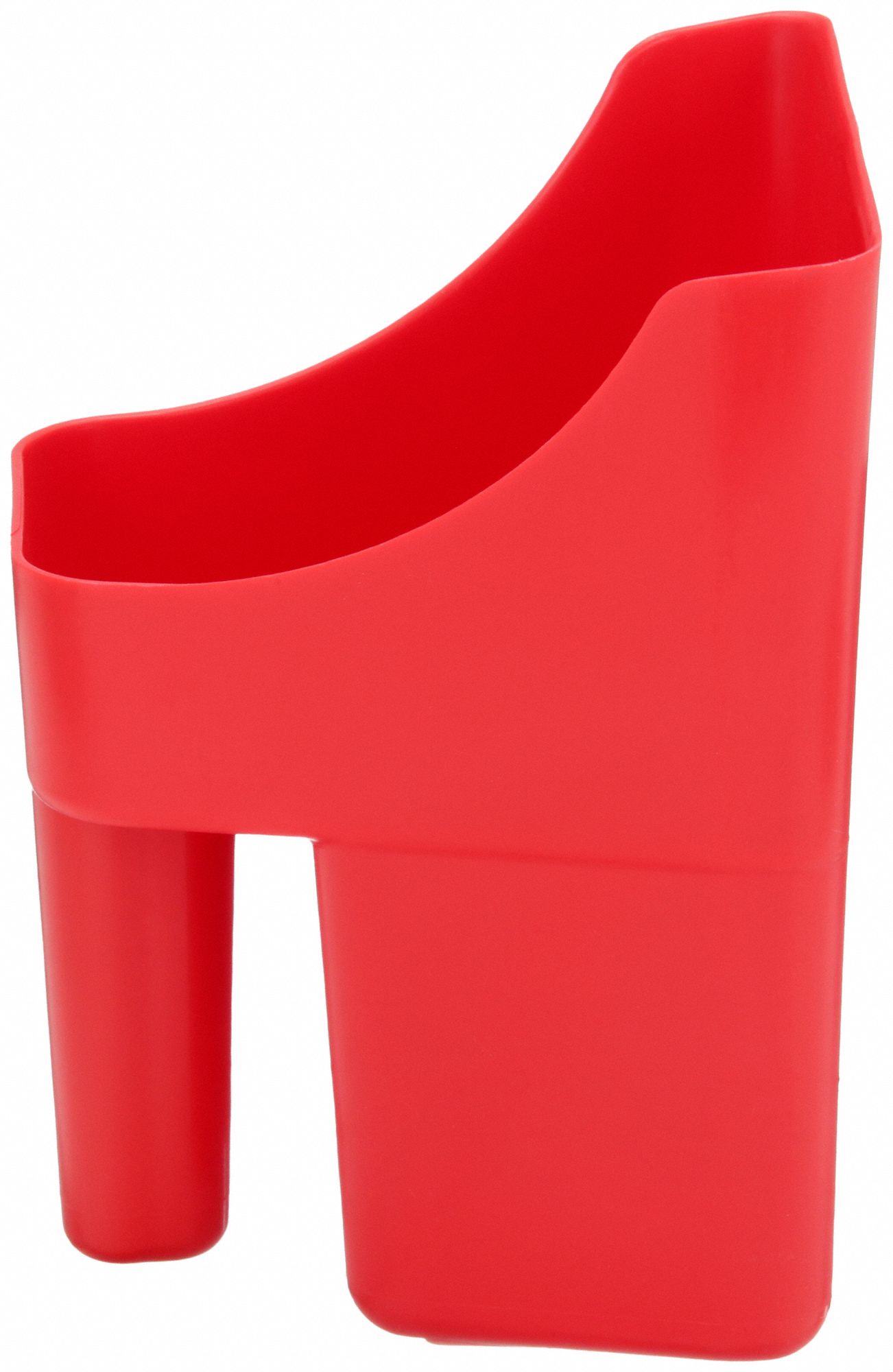 Scoop: 3 qt Fluid Capacity, Polypropylene, Red