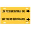Low Pressure Natural Gas Strap-On Pipe Markers