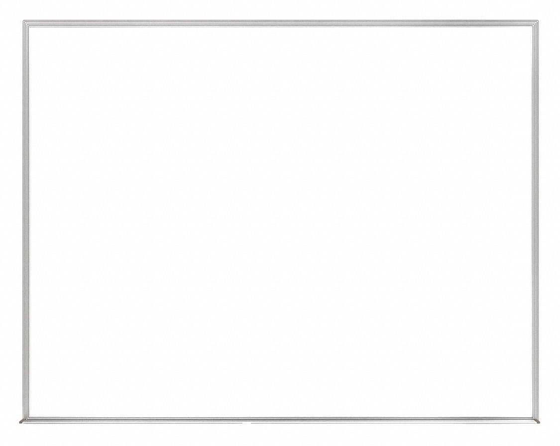 Wall Mounted, 18 in Dry Erase Ht, Dry Erase Board 8RJG8M2181