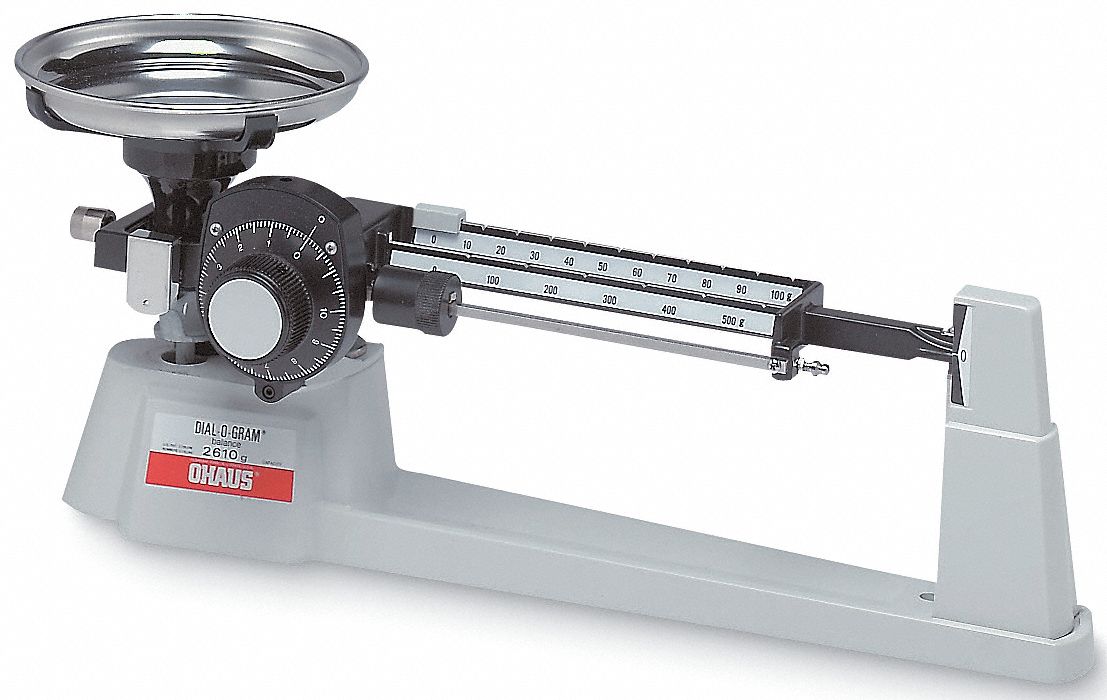 OHAUS 610 g, Mechanical, Graduated Beam, Compact Bench Scale 8RLR0