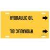 Hydraulic Oil Strap-On Pipe Markers