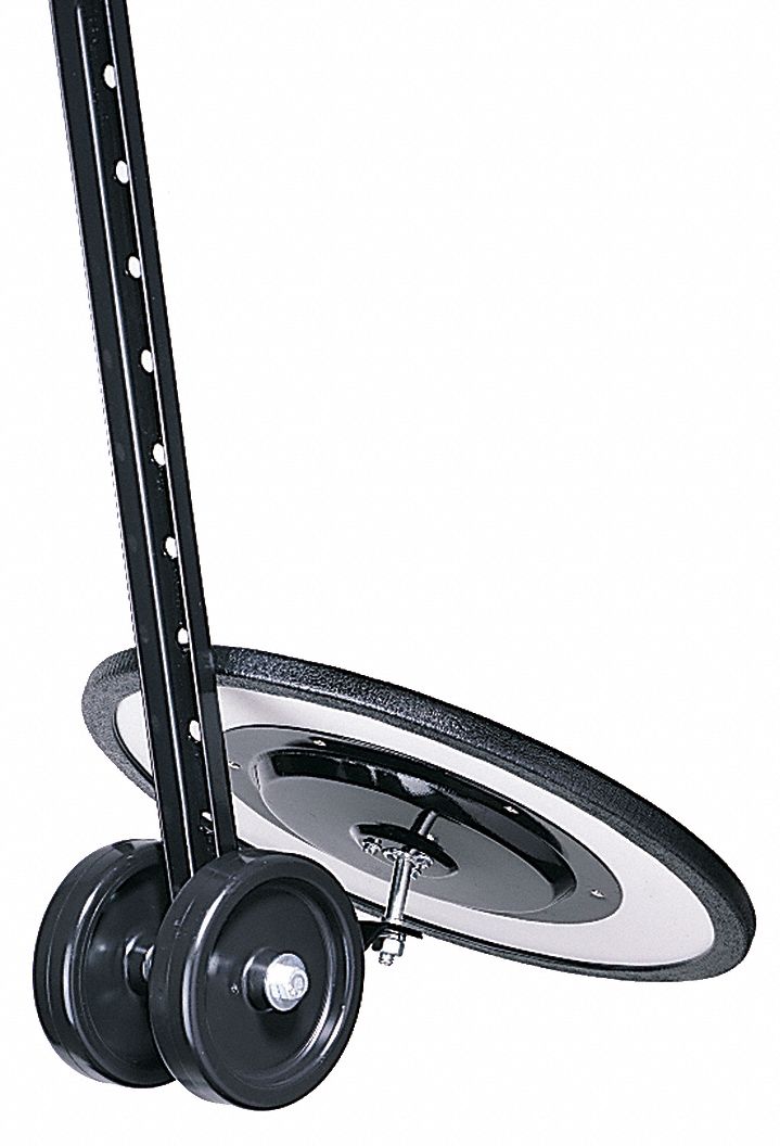 Inspection Mirror: 18 in Dia Mirror Size, Mirr. Mat. Glass, Mirr. Shp. Round