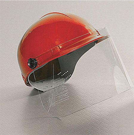 hard hat face shield attachment
