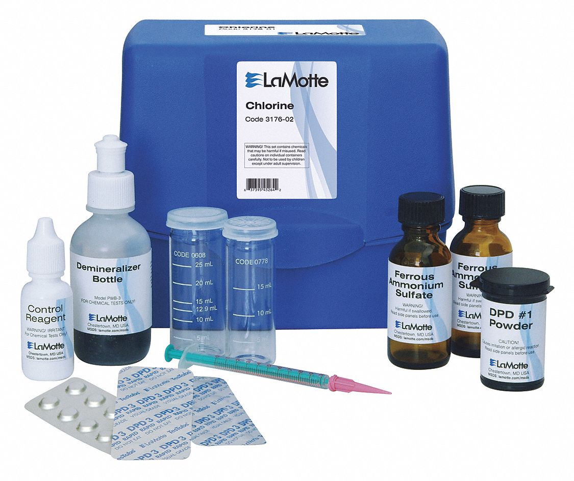 Test Kit, 0 to 10 ppm Range, Number of Tests 50 - Grainger