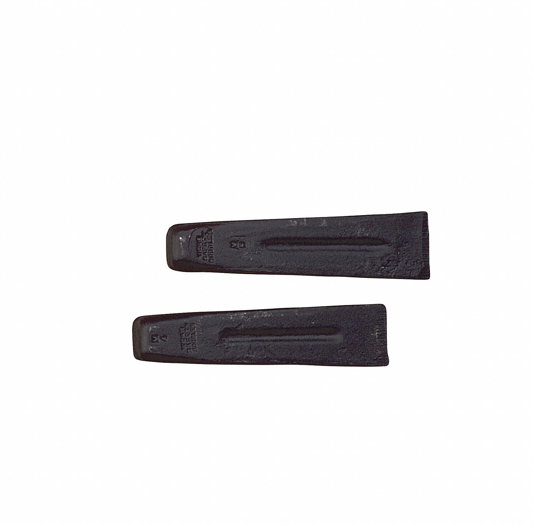 SPLITTING WEDGE, 9 3/8 IN OVERALL L, 2 1/8 IN EDGE L, 5 LB WT, STEEL