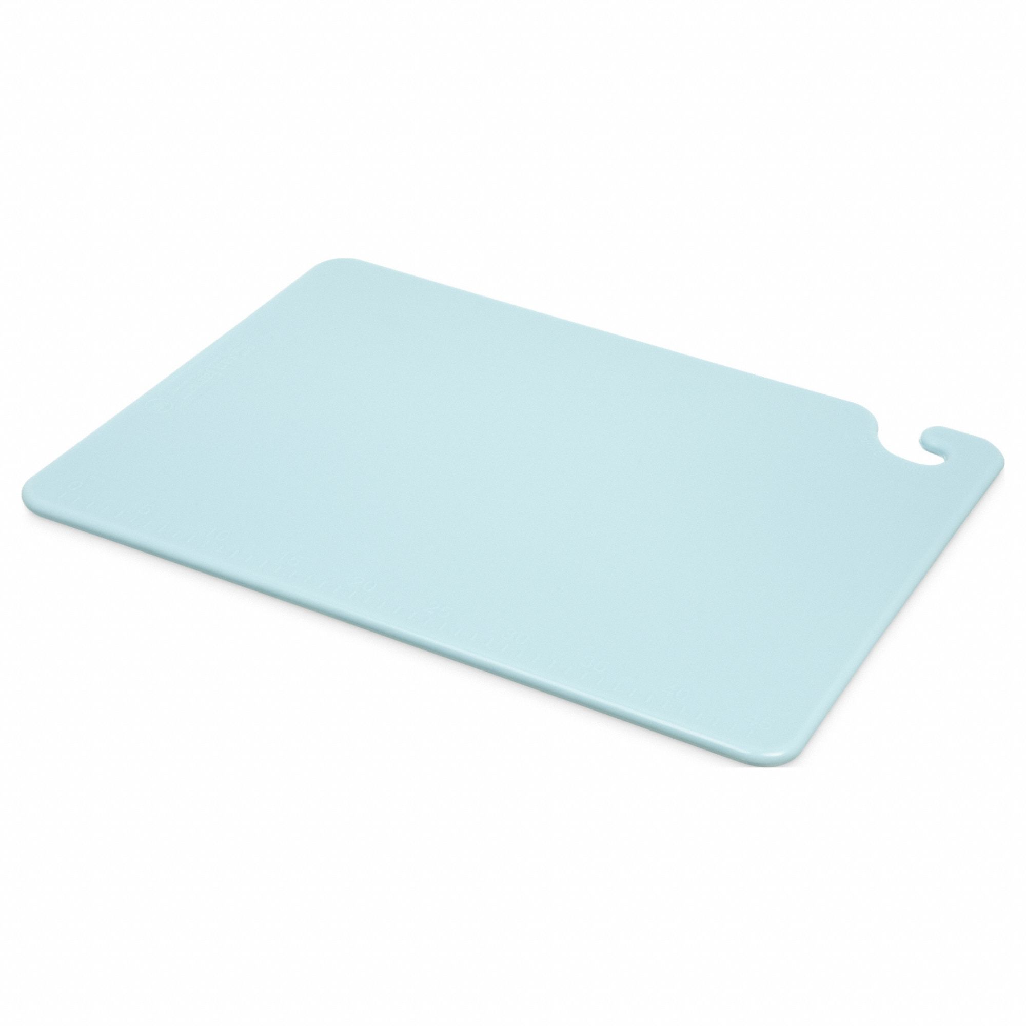 Cutting Board: 20 in Overall Lg, 15 in Overall Wd, Blue, Co-Polymer, NSF Certified