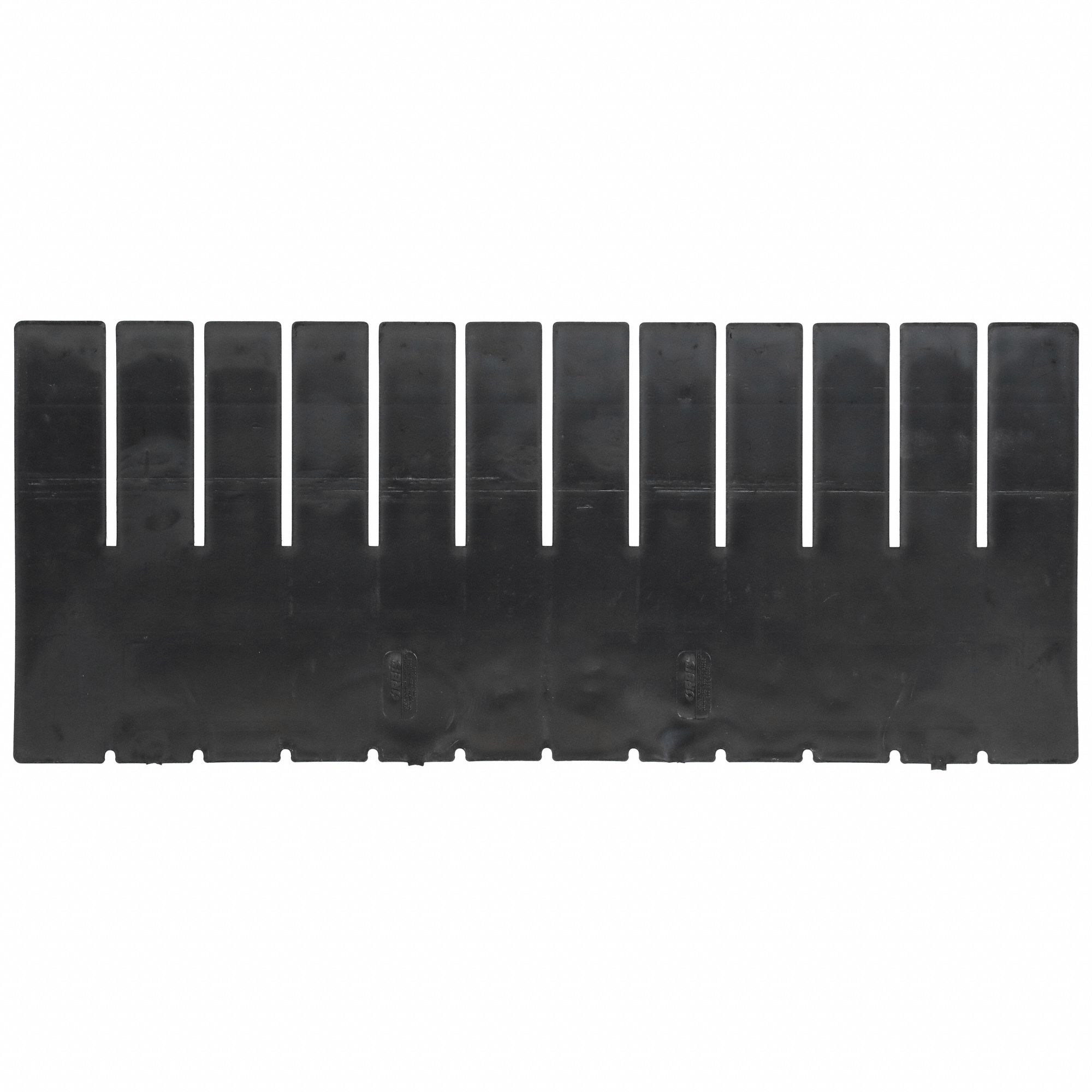 Divider: 15 1/4 in x 6 1/2 in, Plastic, DC2070-XL