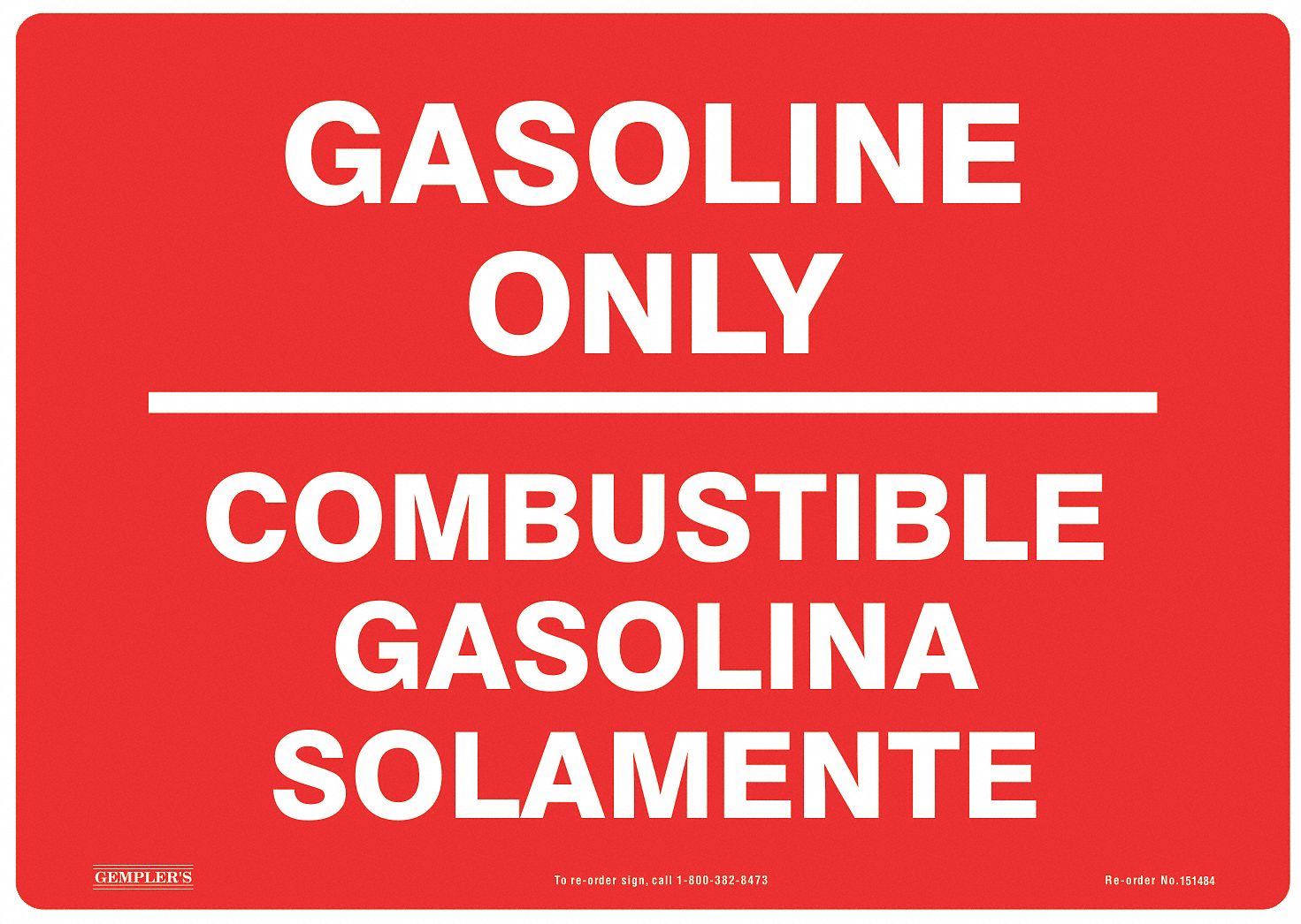 spanish-bilingual-gasoline-only-sign-gasoline-only-combustible