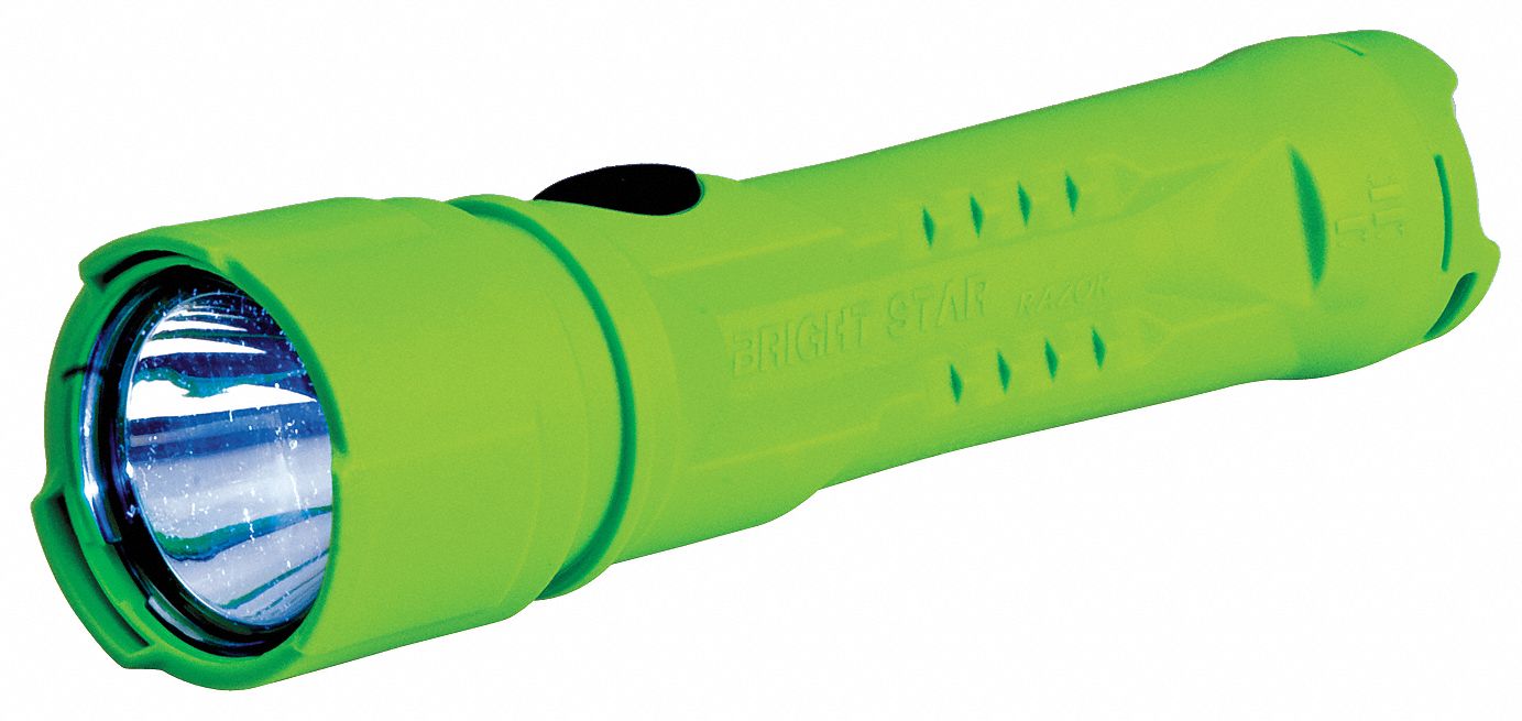 green flashlight