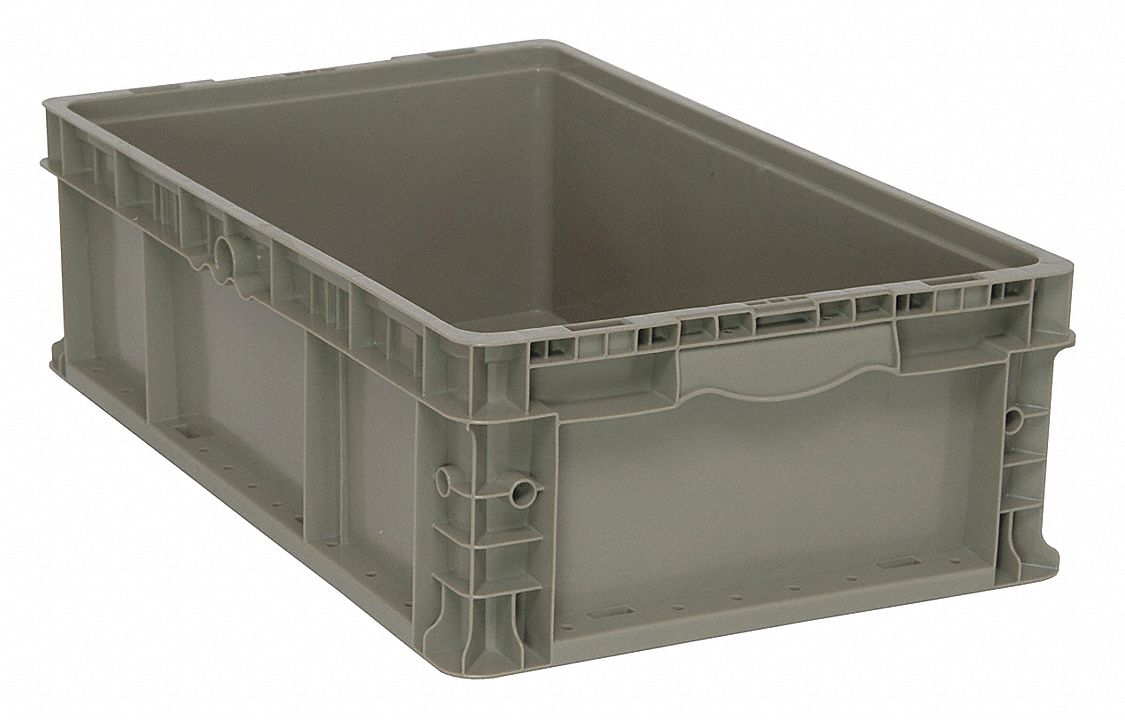 WALL CONTAINER,24 IN. L,15 IN. W,GRAY