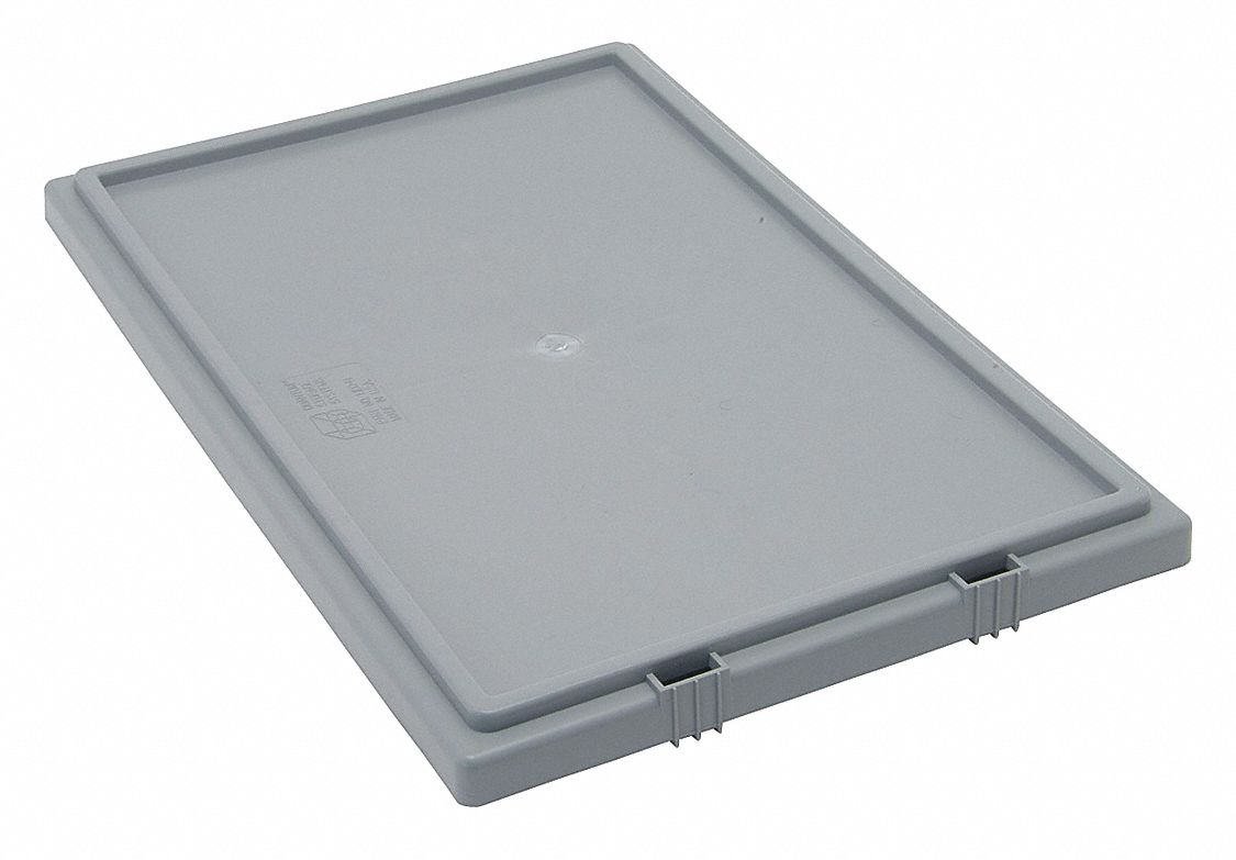 TOTE BOX LID, 20⅞ IN X 14¼ IN, GREY