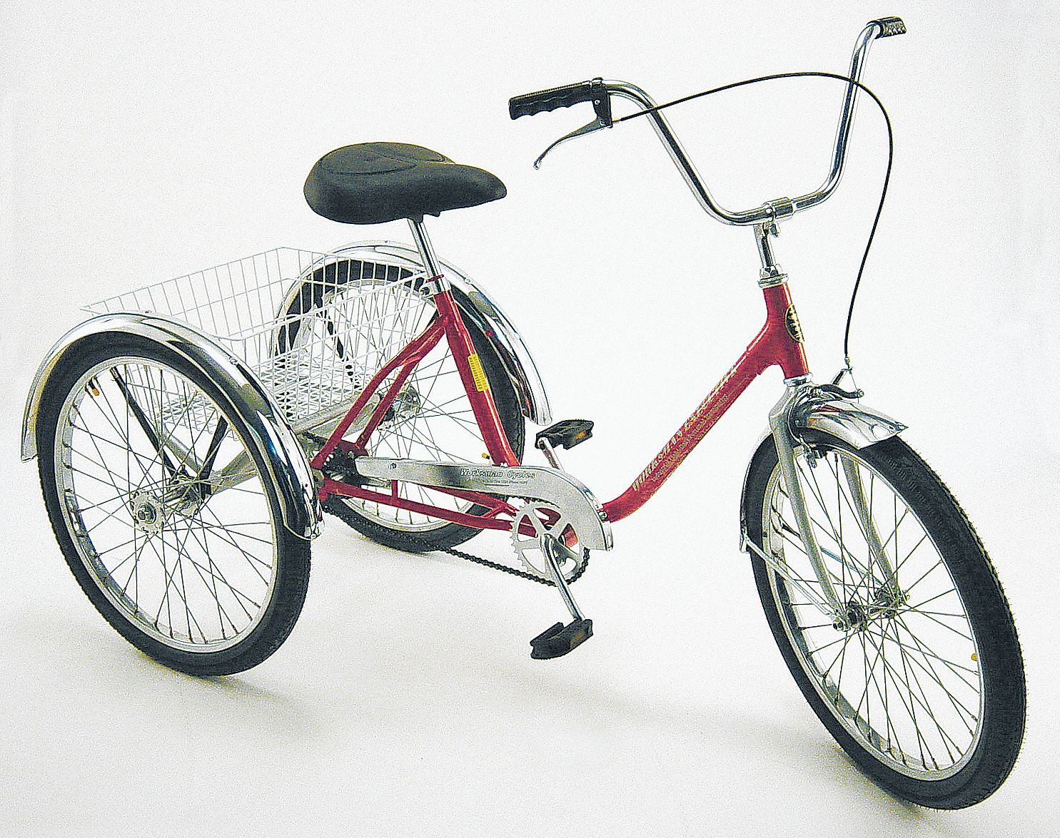 tricycle rear basket