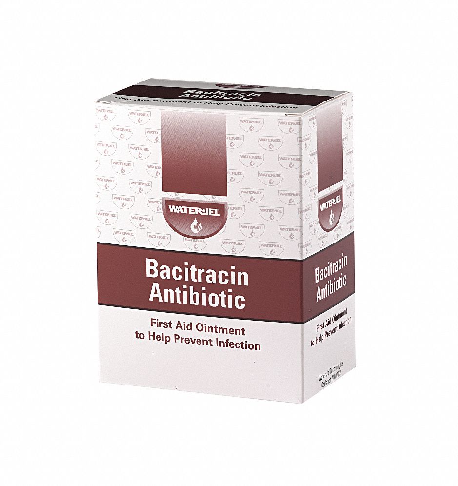 Topical Antibiotic Ointment: Ointment, Bacitracin Zinc, 0.03 oz Size, 144 PK