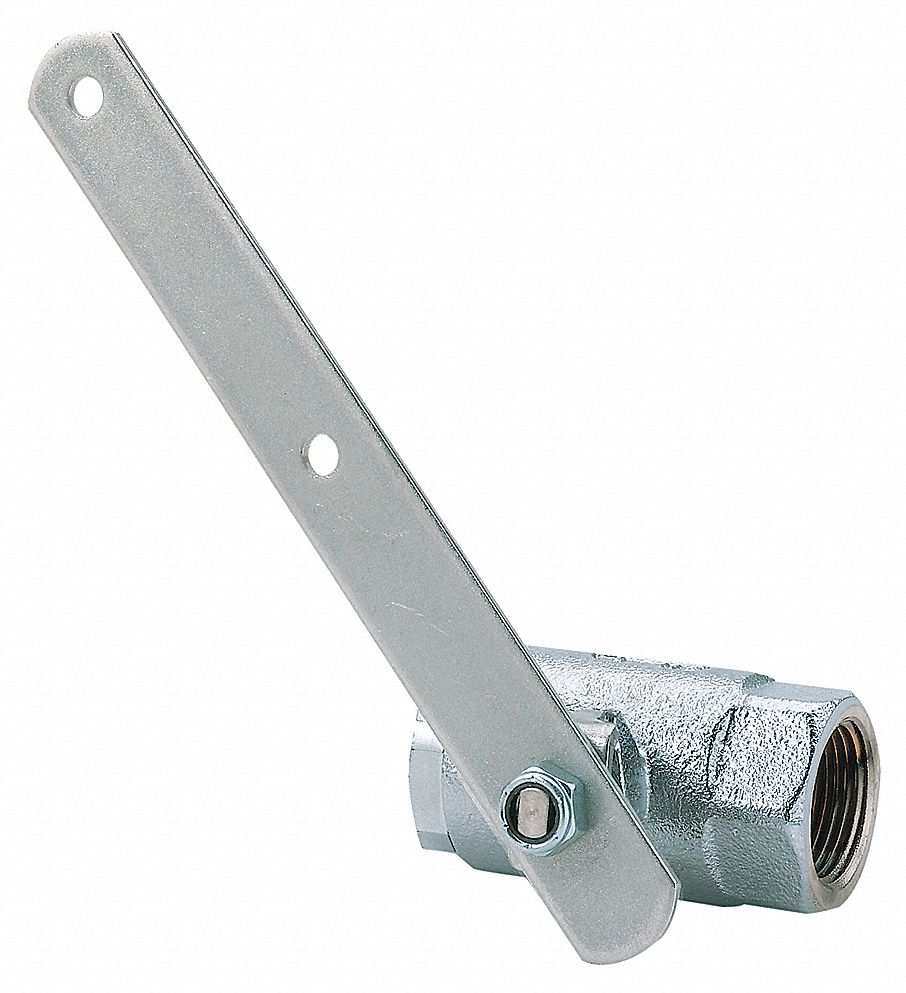 Stay-Open Ball Valve Chrome-Pated Brass