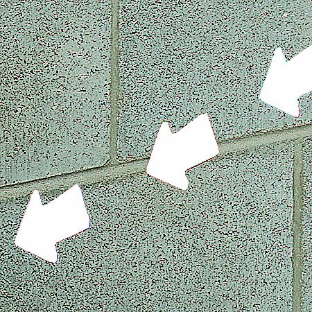 RUBAN REFLECHISSANT,FLECHE,4 PO L,PQ50