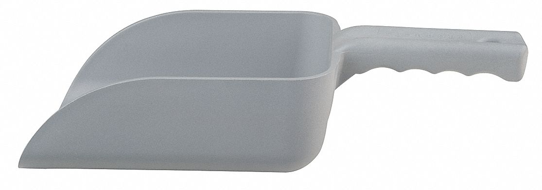 METL DETEC SMALL SCOOP 32OZ GREY