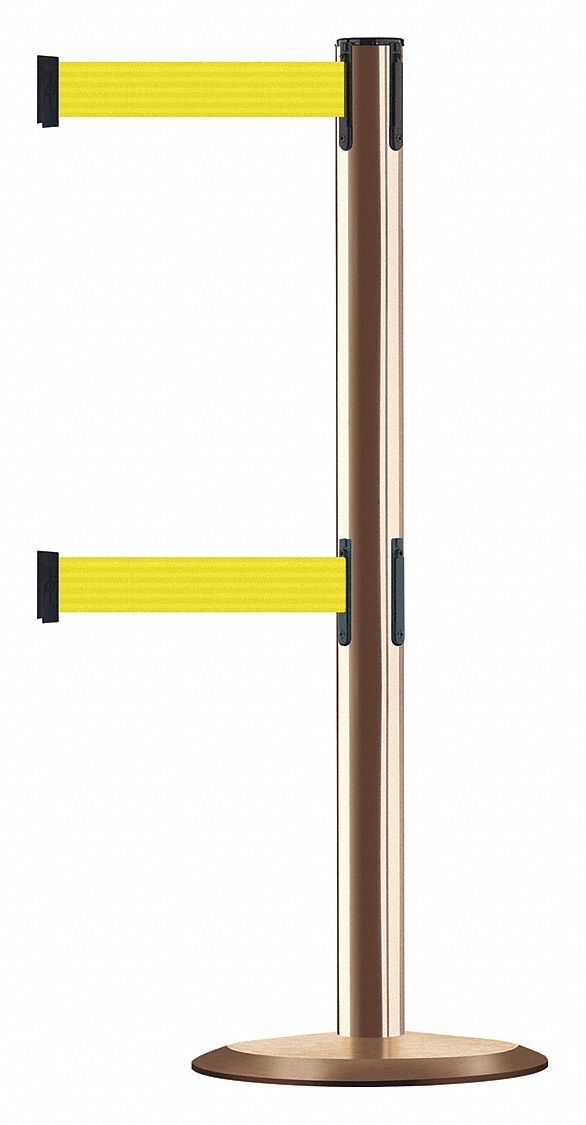 Barrier Post with Belt, 7-1/2 ft. L