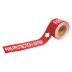 Fire Protection Water Adhesive Pipe Markers on a Roll
