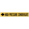 High Pressure Condensate Adhesive Pipe Markers on a Roll