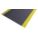ANTIFATIGUE RUNNER, RIBBED, 2 X 60 FT, ⅜ IN THICK, BLACK/YELLOW BORDER, PVC FOAM
