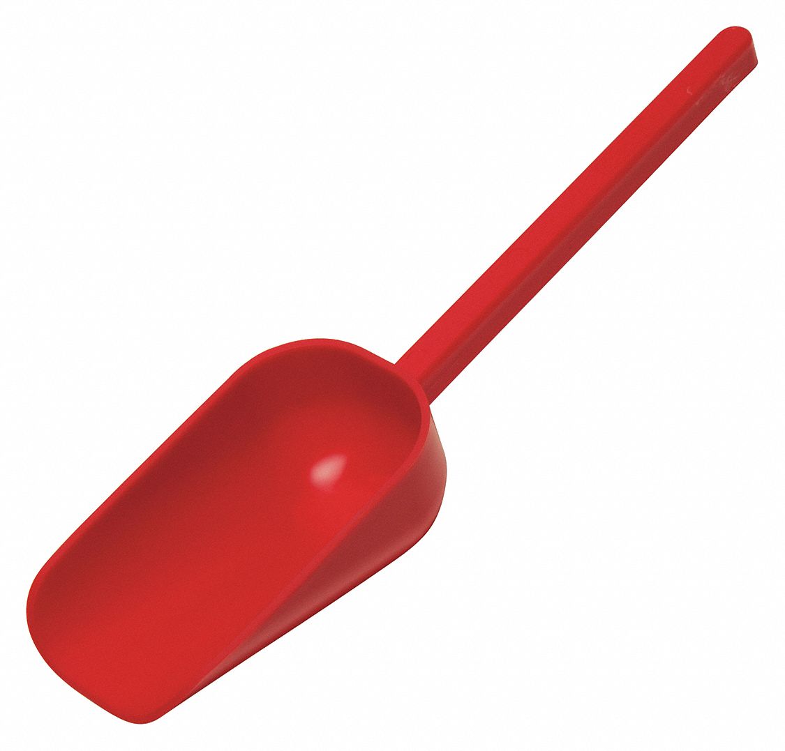 Scoop: Sterile, Polystyrene, 125 mL Capacity - mL, 4 1/4 fl oz Capacity - oz, 22.1 cm Overall Lg