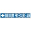 Medium Pressure Air Adhesive Pipe Markers on a Roll
