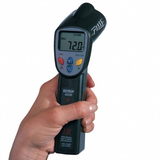 thermometer infrared dot lcd laser single grainger extech sighting thermometers zoom