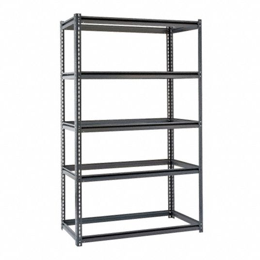 EDSAL Steel Shelf, Overall Width 60 in, Overall Depth 24 in, Overall