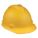 SLOTTED CAP, CSA Z94.1-2005, TYPE 1, CLASS E, PE, 4-PT STAZ-ON PINLOCK, FRONT BRIM, YELLOW