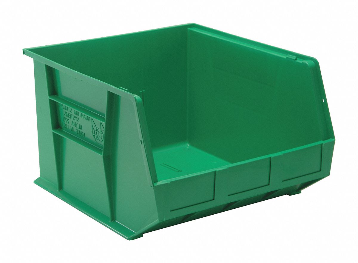 HANG AND STACK BIN,18 IN L,16-1/2 IN W