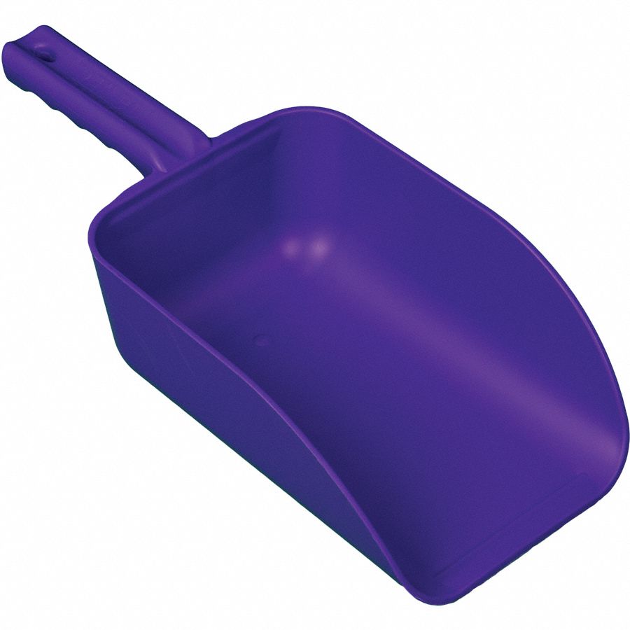 REMCO Large Hand Scoop, 6-1/2 In. W, Purple - 8VTA1|65008 - Grainger