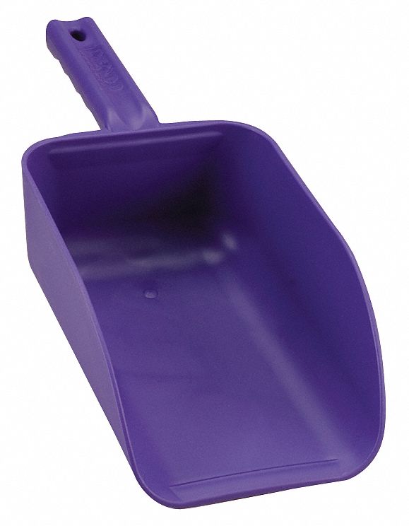 8VTA1 - E0612 Large Hand Scoop 6-1/2 in W Purple