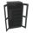 STORAGE CABINET, 36 IN X 24 IN X 72 IN, 5 SHELVES, SWING HANDLE/KEYED, 24 GA PANEL, ADJUSTABLE