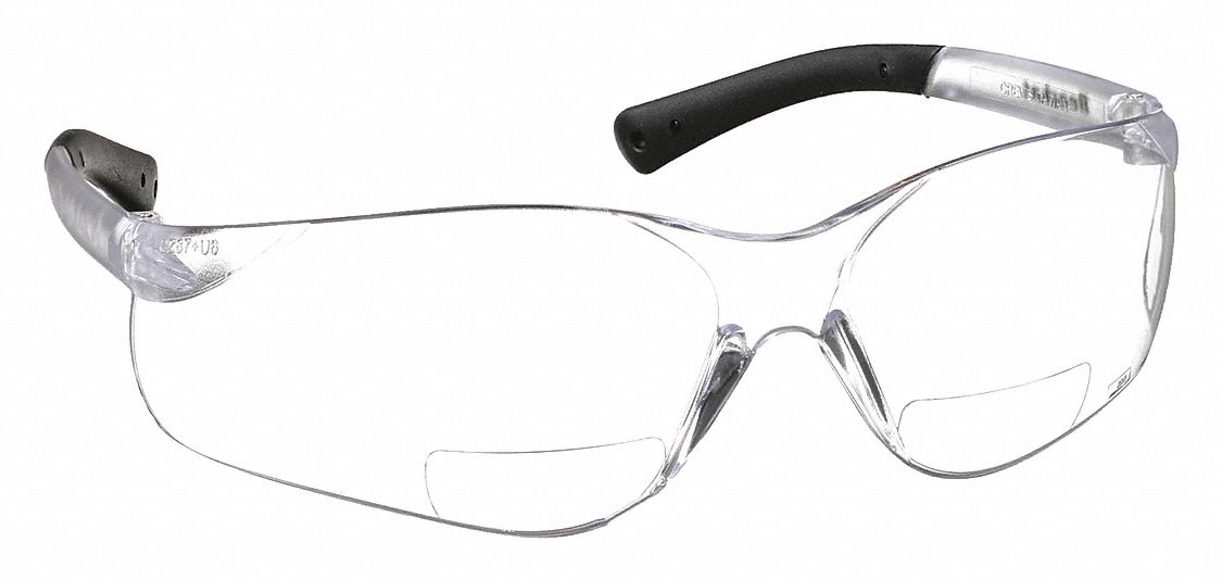 Mcr Safety Anti Scratch No Foam Lining Bifocal Safety Reading Glasses 8w738 8w738 Grainger